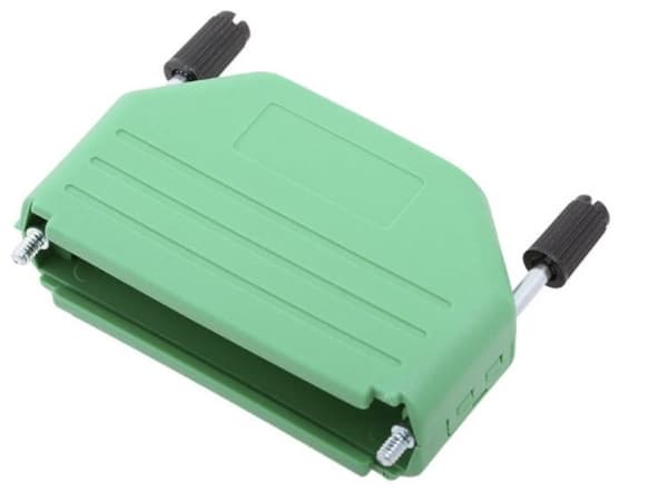 encitech DPPK50-G-K 6353-0106-05 D-SUB-kabinet Poltal: 50 Plastic, metalliseret 180 ° Gul 1 stk