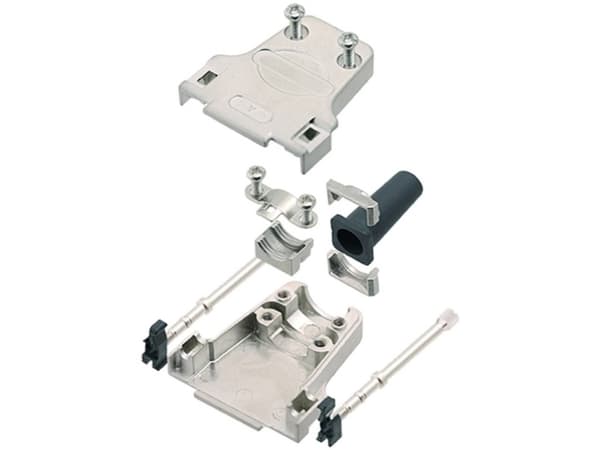 encitech DTZF37-RG-LJS-M3-K 7960-5209-04 D-SUB-kapsling Antal poler: 37 Gjuten zink 180° Metall 1 st