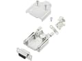 Miniatyrbilde 2 av 2: TRU COMPONENTS TCMHDM09DBSK 7709884 D-SUB bøsningsliste-sæt 180 ° Poltal: 9 Loddekop 1 stk