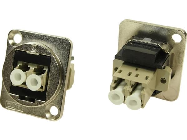XLR-sovitin LC Duplex MM-sovitin, uppoasennus CP30214M CP30214M Cliff Sisältö: 1 kpl