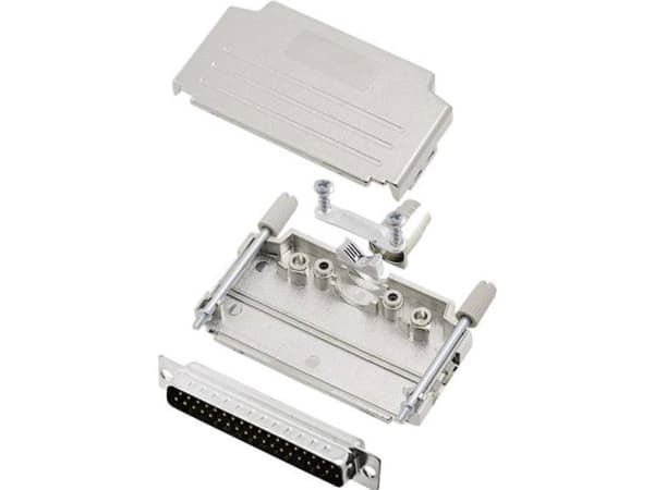 encitech DPPK37-M-DMP-K 6355-0004-24 D-SUB stiftliste-sæt 180 ° Poltal: 37 Loddekop 1 Set