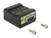 Delock RS-232 Tester DB9 female > DB9 male - Nettverkstester