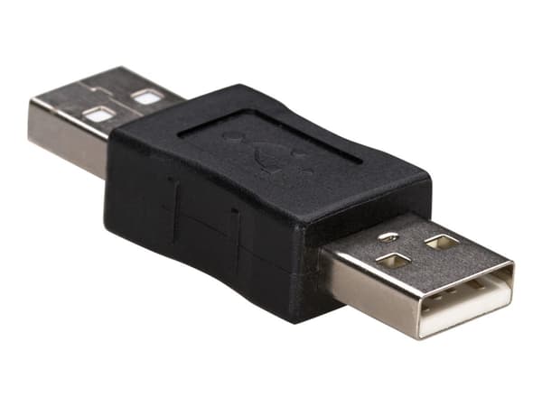 Akyga - Typbytare för USB - USB (hane) till USB (hane) - svart
