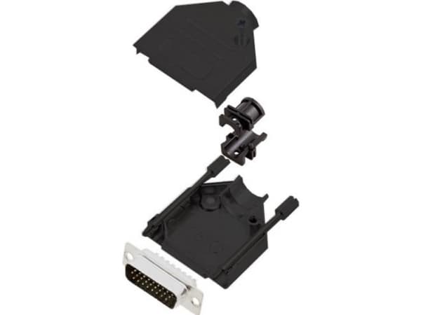 encitech DTZK15-BK-HDP26-K 6355-0102-02 D-SUB-liitin 180 ° Napojen lukumäärä: 26 Juotospää 1 kpl