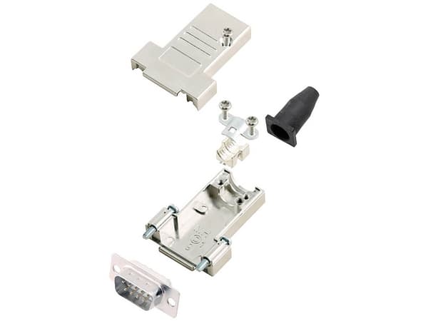 encitech DTSL09-SJSRG-T-DBP-W-K 6355-8086-01 D-SUB stiftliste-sæt 180 ° Poltal: 9 Loddekop 1 stk