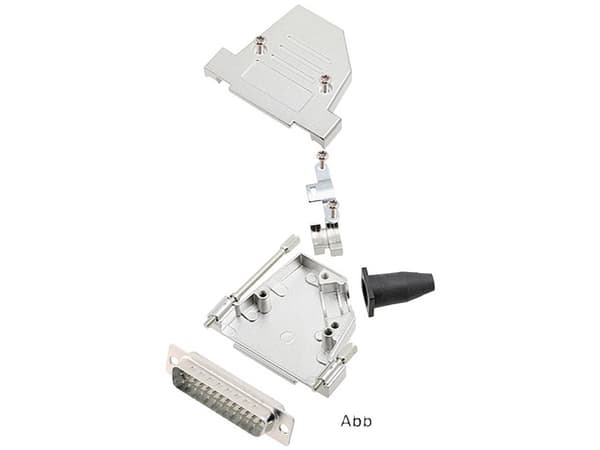encitech DTSL37-LJSRG-S-DBP-W-K 6355-8042-04 D-SUB stiftliste-sæt 45 ° Poltal: 37 Loddekop 1 stk