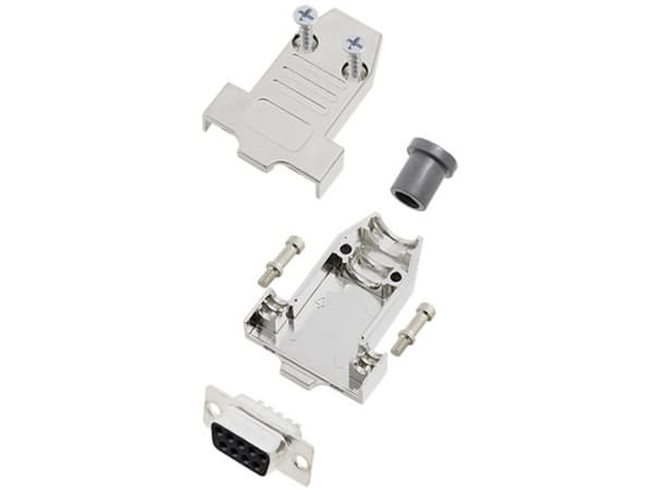 TRU COMPONENTS TCDTNT09MDBSK 7708648 D-SUB-kiskosarja 180° Napojen lukumäärä: 9 Juotospää 1 kpl