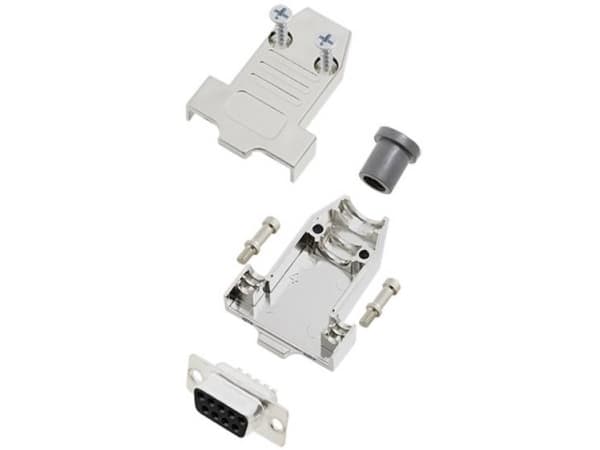 TRU COMPONENTS TCDTNT09MDBSK 7708648 D-SUB-kiskosarja 180° Napojen lukumäärä: 9 Juotospää 1 kpl