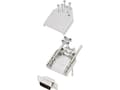 Miniatyrbild 2 av 2: encitech DTZI09-DMP-K 6355-0077-21 D-SUB stiftliste-sæt 180 ° Poltal: 9 Loddekop 1 Set
