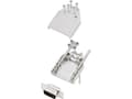 Miniatyrbild 1 av 2: encitech DTZI09-DMP-K 6355-0077-21 D-SUB stiftliste-sæt 180 ° Poltal: 9 Loddekop 1 Set