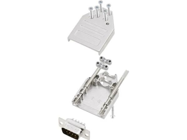 encitech DTZI09-DMP-K 6355-0077-21 D-SUB stiftliste-sæt 180 ° Poltal: 9 Loddekop 1 Set