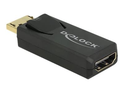 Delock - Video adapter - DisplayPort hann til HDMI hunn - svart