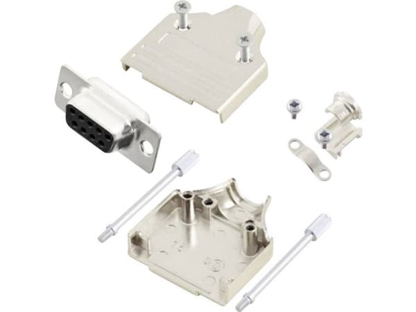 MH Connectors MHDM9-DM9S-K D-SUB-kontaktset 180° Polantal: 9 Lödhuvud 1 st