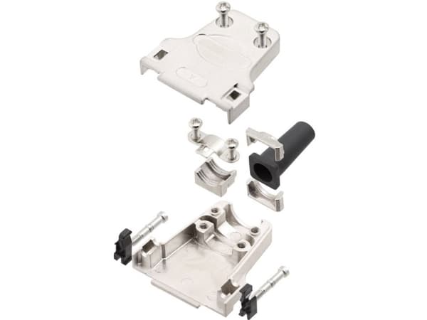 encitech DTZF09-RG-M3-K 7960-5205-01 D-SUB-kapsling Antal poler: 9 Gjuten zink 180° Metall 1 st
