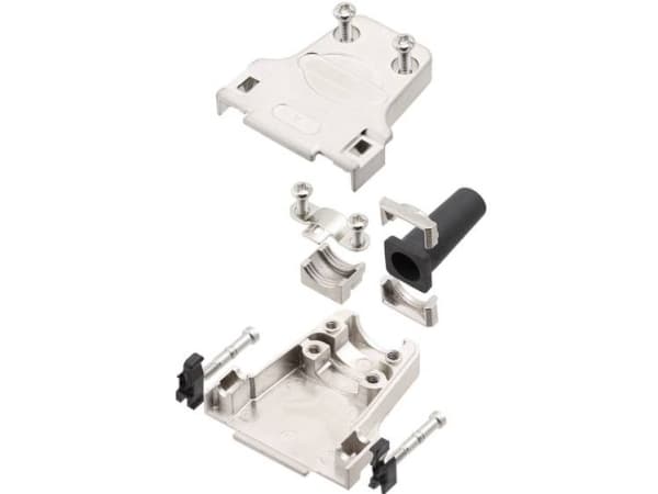 encitech DTZF09-RG-M3-K 7960-5205-01 D-SUB-kapsling Antal poler: 9 Gjuten zink 180° Metall 1 st
