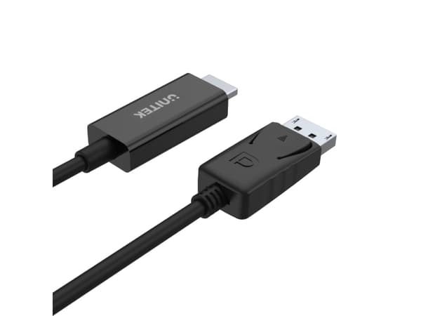 Unitek - Adapterkabel - DisplayPort til HDMI til - 1,8 m