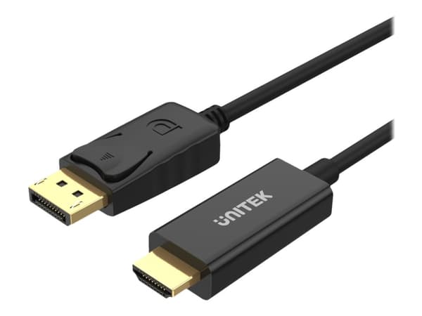 Unitek - Adapterkabel - DisplayPort til HDMI til - 1,8 m