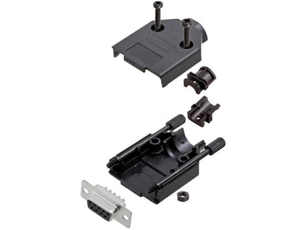 TRU COMPONENTS TCDTPKP09DBSK 7709164 D-SUB bøsningsliste-sæt 180 ° Poltal: 9 Loddekop 1 stk