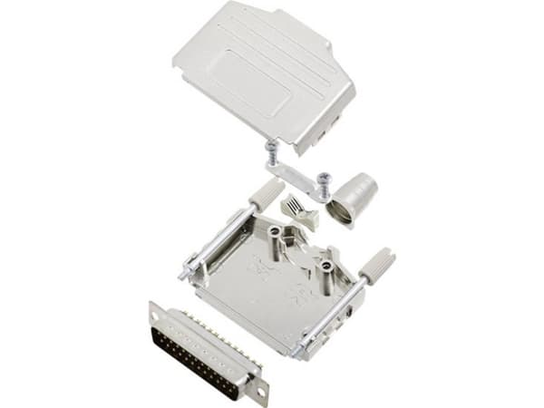 encitech DPPK25-M-DBP-K 6355-0004-03 D-SUB stiftliste-sæt 180 ° Poltal: 25 Loddekop 1 Set