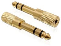 Delock - Audioadapter - stereojakk hann til mini-phone stereo 3.5 mm hunn