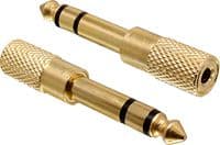 Delock - Audioadapter - stereojakk hann til mini-phone stereo 3.5 mm hunn