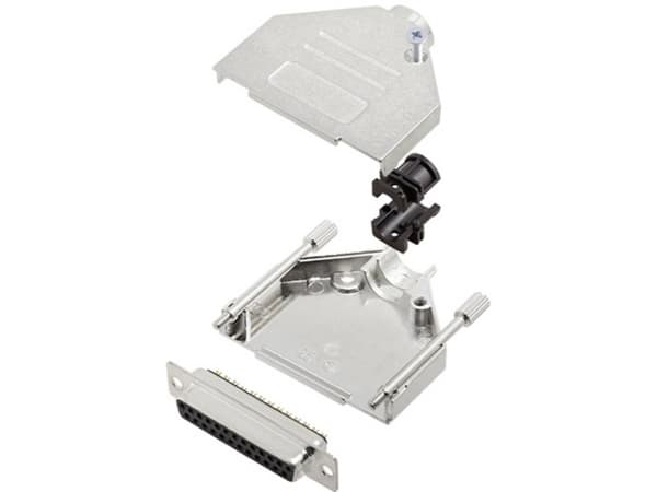 TRU COMPONENTS TCDTZK25DBSK 7709760 D-SUB bøsningsliste-sæt 180 ° Poltal: 25 Loddekop 1 stk