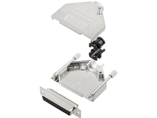 TRU COMPONENTS TCDTZK25DBSK 7709760 D-SUB bøsningsliste-sæt 180 ° Poltal: 25 Loddekop 1 stk
