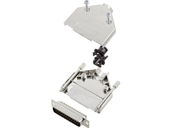 encitech DTPK-M-25-DBP-K 6355-0030-03 D-SUB stiftliste-sæt 180 ° Poltal: 25 Loddekop 1 Set
