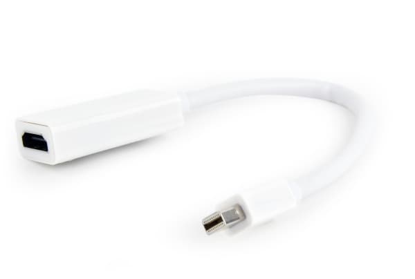 Cablexpert - Adapterkabel - Mini DisplayPort hane till HDMI hona - 15 cm - skärmad - vit - stöd för 1080p