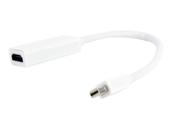 Cablexpert - Adapterkabel - Mini DisplayPort hane till HDMI hona - 15 cm - skärmad - vit - stöd för 1080p