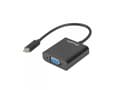 Miniatyrbild 4 av 5: Lanberg - Videoadapter - 18-stifts USB-C hane till 15-stifts D-Sub (DB-15) hona - 15 cm - svart