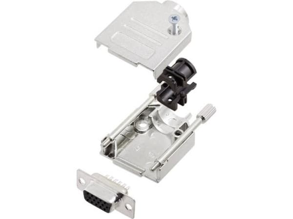 Amphenol L17DTZK37+L77HDC62S D-SUB-pistorasia 180° Nappulamäärä: 62 Juotospää 1 kpl