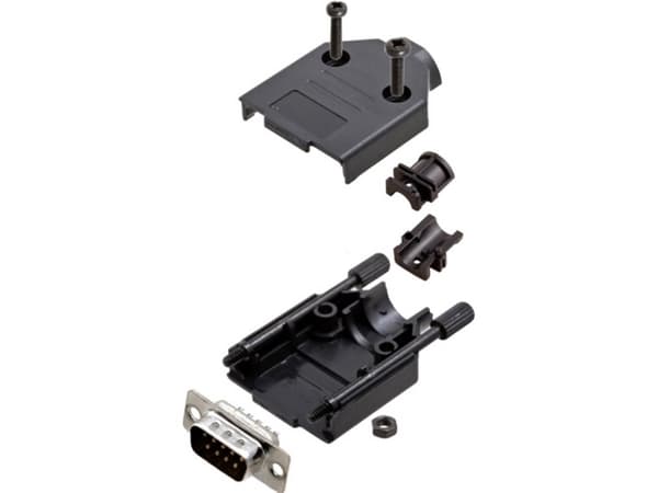 TRU COMPONENTS TCDTPKP09DBPK 7708672 D-SUB stiftliste-sæt 180 ° Poltal: 9 Loddekop 1 stk