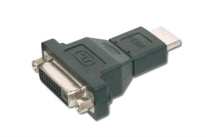 ASSMANN - Video adapter - DVI-I hunn til HDMI hann - skjermet - svart - formstøpt