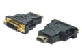 Miniatyrbilde 5 av 5: ASSMANN - Video adapter - DVI-I hunn til HDMI hann - skjermet - svart - formstøpt