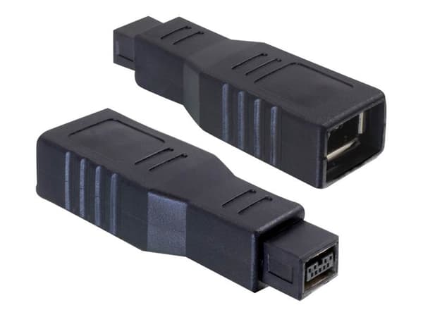 Delock - IEEE 1394-adapter - FireWire 800 (hann) til 6 pin FireWire (hunn)