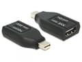 Miniatyrbilde 4 av 5: Delock - HDMI-adapter - Mini DisplayPort hann til HDMI hunn - svart