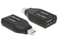 Miniatyrbilde 2 av 5: Delock - HDMI-adapter - Mini DisplayPort hann til HDMI hunn - svart