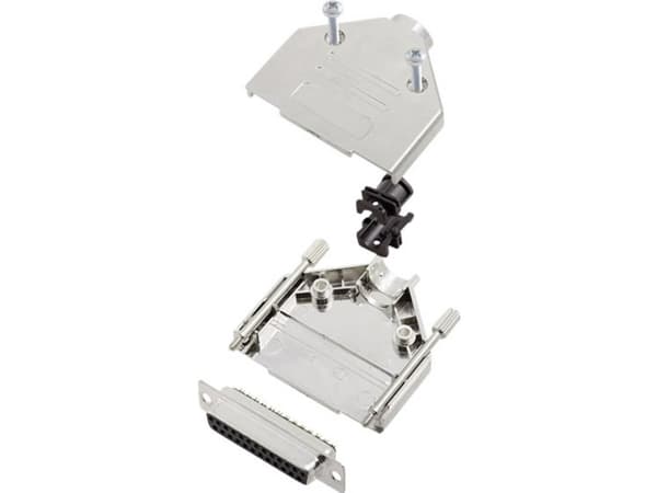 encitech DTPK-M-25-DBS-K 6355-0030-13 D-SUB-skärningssats 180° Antal poler: 25 lödhuvud 1 sats