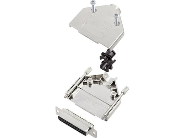 encitech DTPK-M-25-DBS-K 6355-0030-13 D-SUB-skärningssats 180° Antal poler: 25 lödhuvud 1 sats