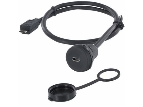 USB-kontakt chassikontakt, infälld 1310-1023-01 M22 1310-1023-01 encitech Innehåll: 1 st