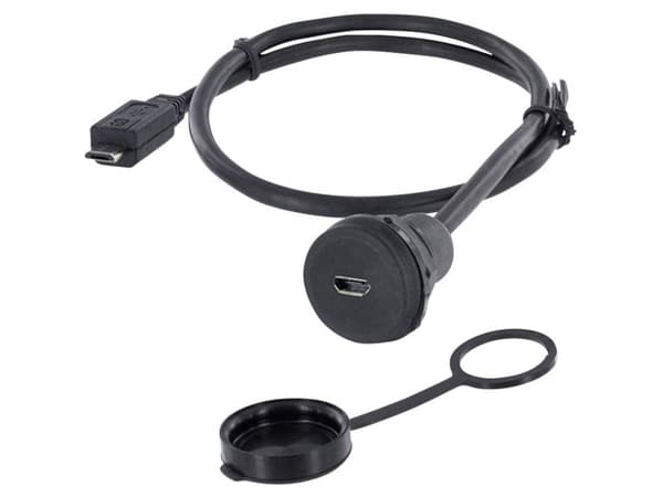 USB-kontakt chassikontakt, infälld 1310-1023-01 M22 1310-1023-01 encitech Innehåll: 1 st