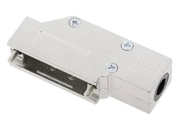 encitech DCMR15-FK-K 6560-0501-02 D-SUB-kabinet Poltal: 15 Helmetal 90 ° Sølv 1 stk