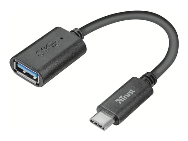 Trust 20967 USB-kablar 0,09 m USB C USB A Svart