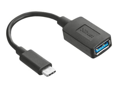 Trust 20967 USB-kablar 0,09 m USB C USB A Svart
