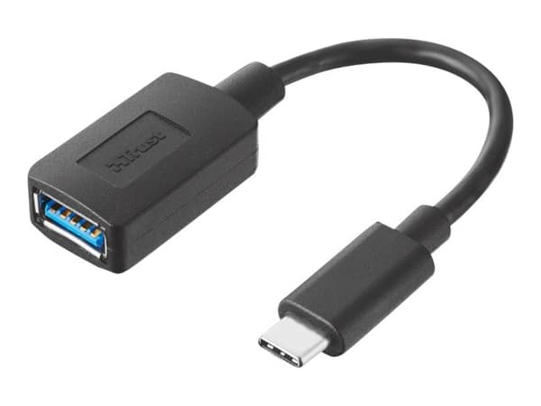 Trust 20967 USB-kablar 0,09 m USB C USB A Svart