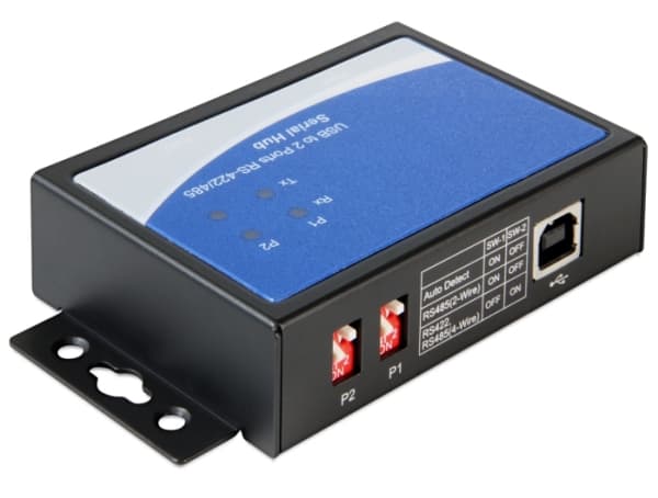 Delock Adapter USB 2.0 to 2 x serial RS-422/485 - Seriell adapter - USB 2.0 - RS-422/485 x 2
