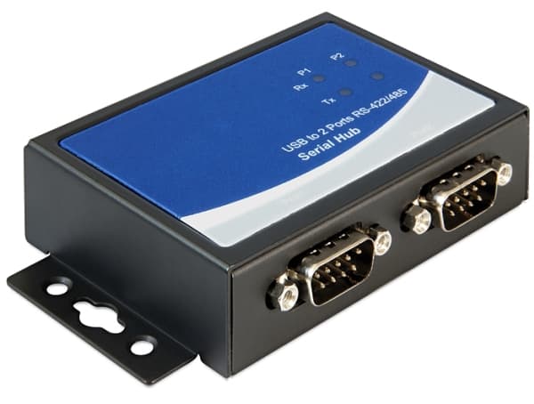 Delock Adapter USB 2.0 to 2 x serial RS-422/485 - Seriell adapter - USB 2.0 - RS-422/485 x 2