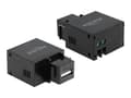 Miniatyrbilde 2 av 5: Delock Keystone-modul - Modulær innsats - USB-lading - svart