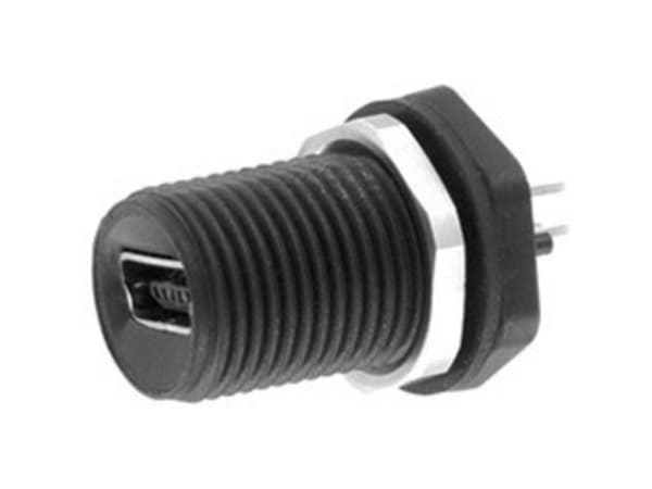 USB-kontakt chassikontakt, infälld M12 1310-0008-01 encitech Innehåll: 1 st